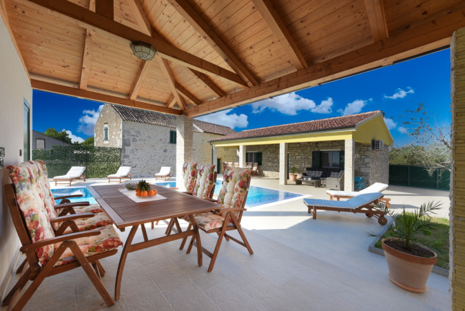 Exterior, Villa Petra &ndash; An Authentic Dalmatian House with a Summer Kitchen and Pool in Zadar, Croatia Lovinac