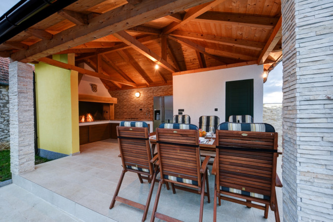 Exterior, Villa Petra &ndash; An Authentic Dalmatian House with a Summer Kitchen and Pool in Zadar, Croatia Lovinac