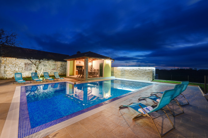 Exterior, Villa Petra &ndash; An Authentic Dalmatian House with a Summer Kitchen and Pool in Zadar, Croatia Lovinac