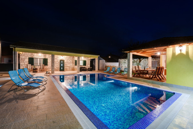 Exterior, Villa Petra &ndash; An Authentic Dalmatian House with a Summer Kitchen and Pool in Zadar, Croatia Lovinac