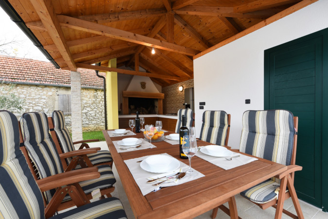 Exterior, Villa Petra &ndash; An Authentic Dalmatian House with a Summer Kitchen and Pool in Zadar, Croatia Lovinac